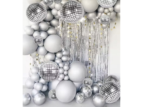 Balon foliowy Kula Disco - 56 cm - 1 szt.