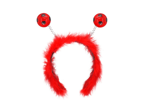 Opaska na głowę biedronka