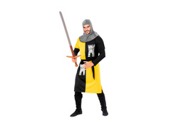 Strój Średniowieczny wojownik żółty