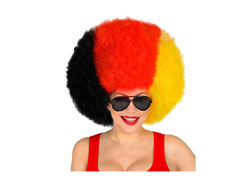 Peruka kręcona kibic - Niemcy