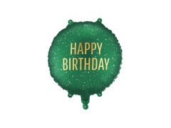 Balon foliowy Happy Birthday - 45 cm - 1 szt.