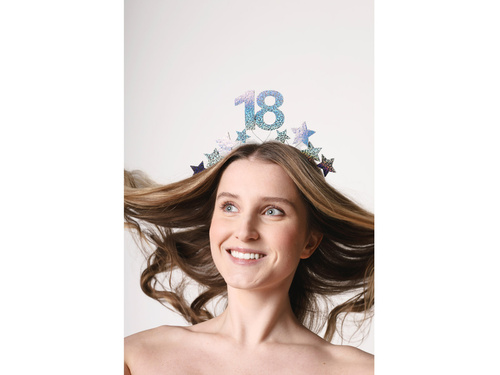 Opaska osiemnastka srebrna - 1 szt.