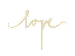 Topper na tort Love - 16 cm
