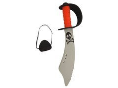 Miecz piracki + opaska na oko - 1 szt.