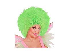 Neonowo zielona peruka