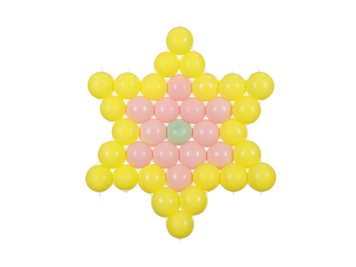 Siatka balonowa - gwiazda - 63x68 cm - 1 szt.