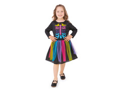 Kostium Kolorowy Kościotrup - 1 szt.