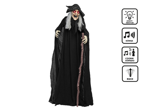 Dekoracja stojąca Wściekła wiedźma - 183 cm - 1 szt.