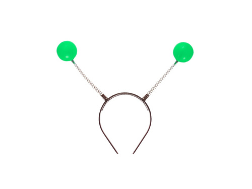Zielona opaska z czułkami