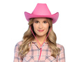 Kapelusz kowbojski różowy - 1 szt.