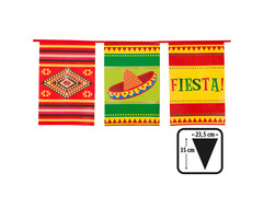 Baner flagi Fiesta - 10 m - 1 szt.