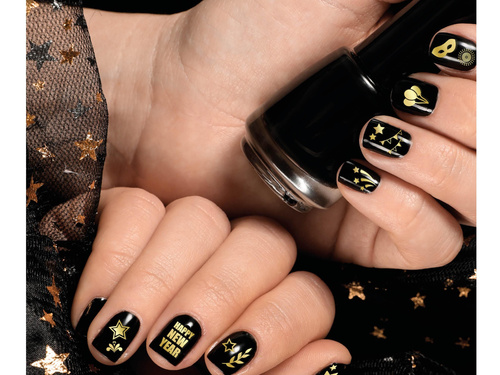 Naklejki na paznokcie Happy New Year