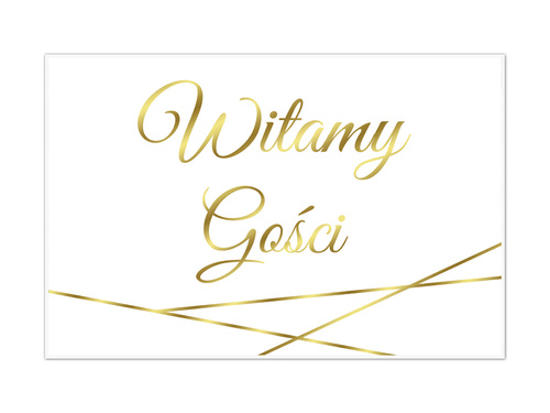 Plakat Weselny - 90x60 cm