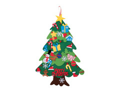 Dekoracja wisząca Choinka z przyczepianymi ozdobami - 1 szt.