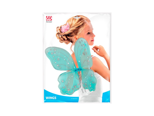 Turkusowe skrzydła Fantasy 50×45 cm