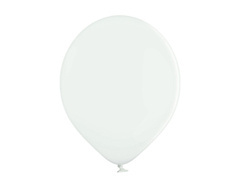 Balony lateksowe pastelowe białe - małe - 100 szt.