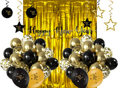 Zestaw dekoracji Happy New Year - 72 szt