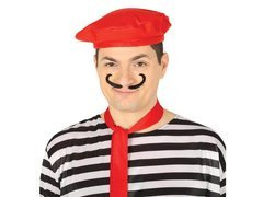 Beret czerwony - 1 szt.