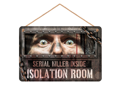 Dekoracja wisząca Izolatka Halloween - 1 szt.