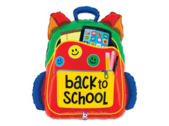 Balon foliowy Back to school - 53x58 cm - 1 szt.