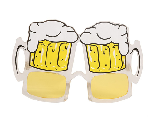 Okulary kufle piwa - 1 szt.