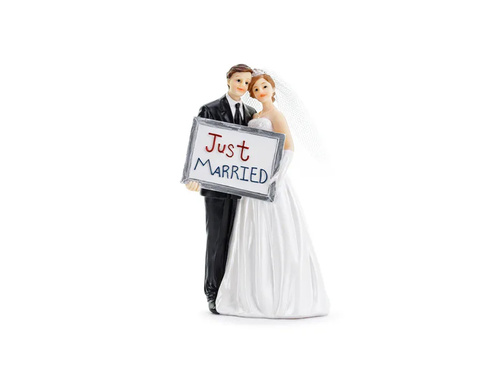 Figurka Młoda Para Just Married - 14,5 cm