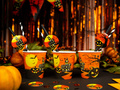Kubeczki papierowe na Halloween Nawiedzony Dom - 250 ml - 6 szt.