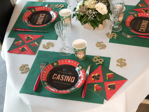 Kubeczki papierowe Kasyno - 270 ml - 10 szt.