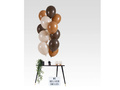 Zestaw balonów Mocha Chocolate - 33 cm - 12 szt.