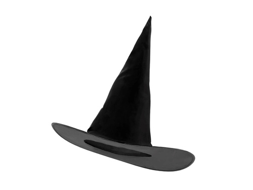 Kapelusz czarownicy czarny - 1 szt.