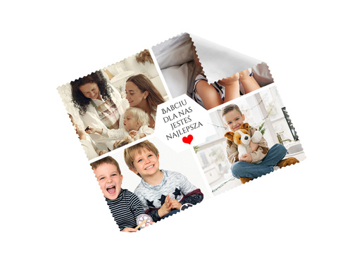 Ściereczka do okularów ze zdjęciem na dzień babci - 1 szt.