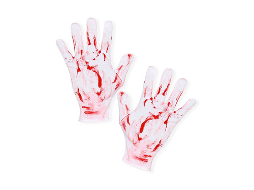 Zakrwawione rękawiczki dla dorosłych