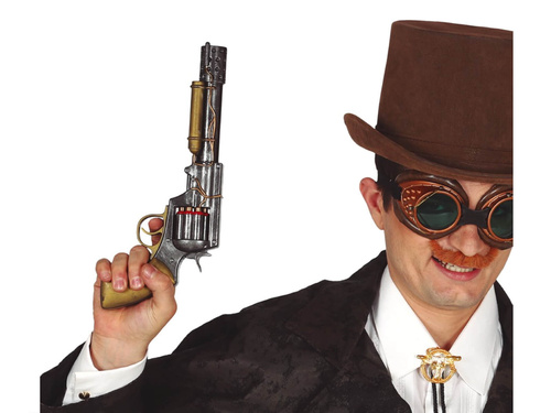 Steampunkowy rewolwer - 1 szt.