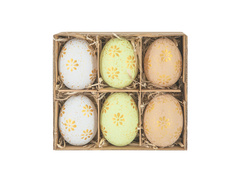 Dekoracja wisząca pisanki - 6 szt.