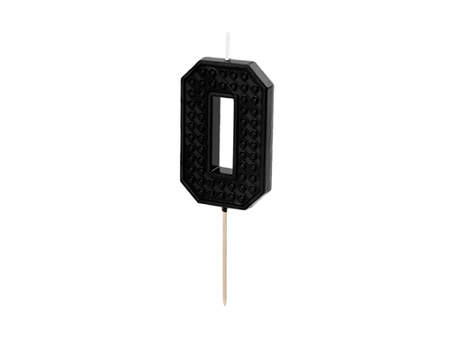 Świeczka cyferka Klocki - 0 - 1 szt.