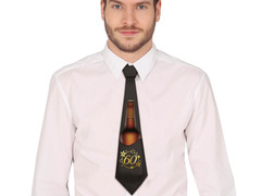 Krawat urodzinowy na sześćdziesiątkę - 1 szt.