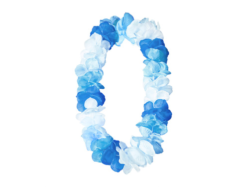 Naszyjnik hawajski Niebieski - 1 szt.