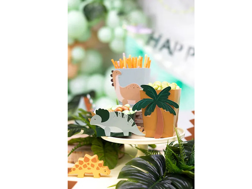 Pudełka na popcorn Dinozaury - 6 szt.