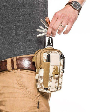 Saszetka survivalowa na pasek - moro