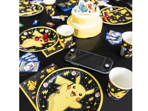 Talerzyki papierowe Pokemon - 23 cm - 8 szt.