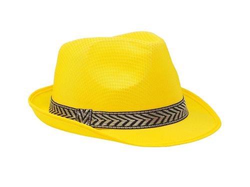 Kapelusz Gangstera żółty - 1 szt.