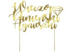 Topper na tort Wieczór Panieński personalizowany - 20 cm