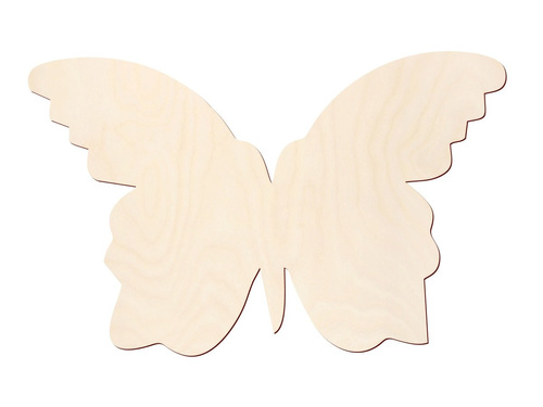 Drewniane scrapki motylki - 10 szt