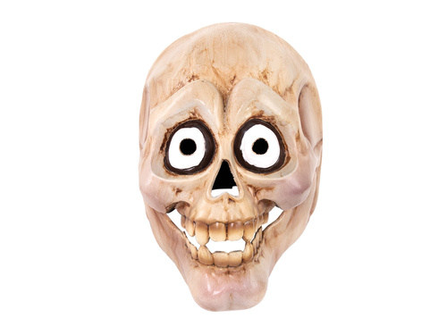 Maska Czaszka na Halloween - 22x28,5 cm - 1 szt.