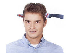 Nóż w głowie na Halloween - 1 szt.