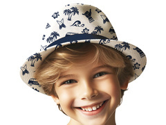 Kapelusz hawajski Surfer dla dzieci - 1 szt.