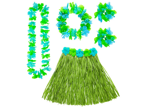 Zestaw hawajski zielony - 5 częściowy