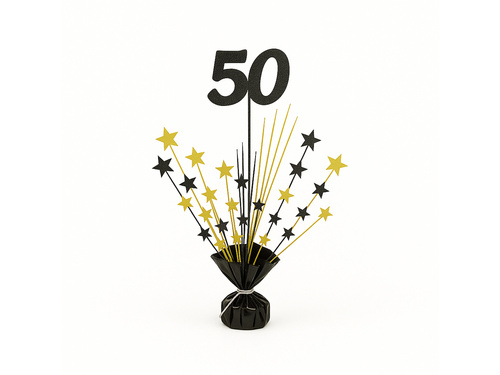 Dekoracja stołu na 50-stkę - 36 cm - 1 szt.