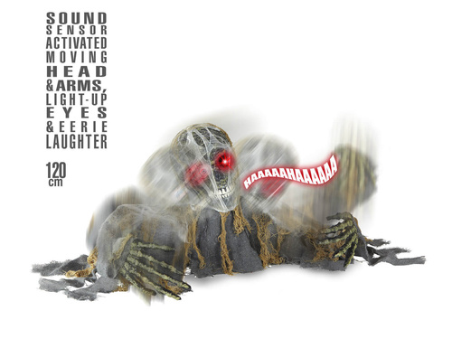 Dekoracja Zombie na Halloween - 120 cm - 1 szt.