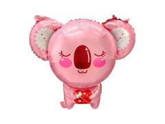 Balon foliowy różowy Koala - 49x54cm - 1 szt.